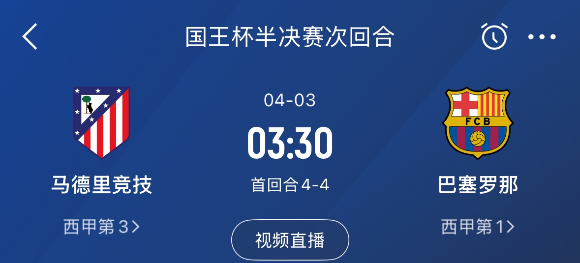 下周又相遇！國王杯第二回合巴薩vs馬競，馬競隊內5名阿根廷國腳
