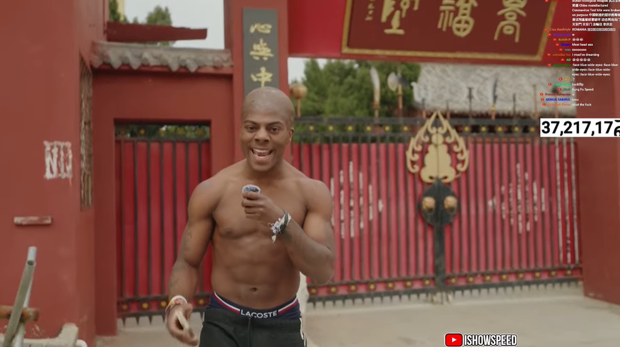 光頭造型！Speed中國行來到鄭州少林寺，上香拜佛學(xué)功夫